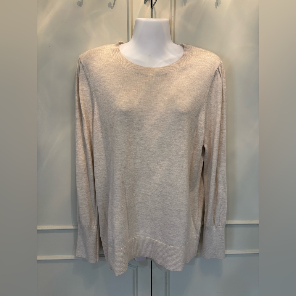 LOFT Soft Cream Knit Top